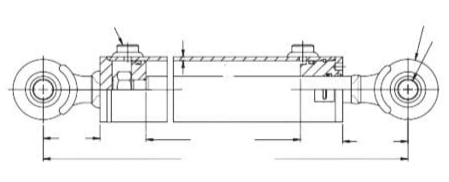 Guía de medición de cilindros hidráulicos de enlace lateral