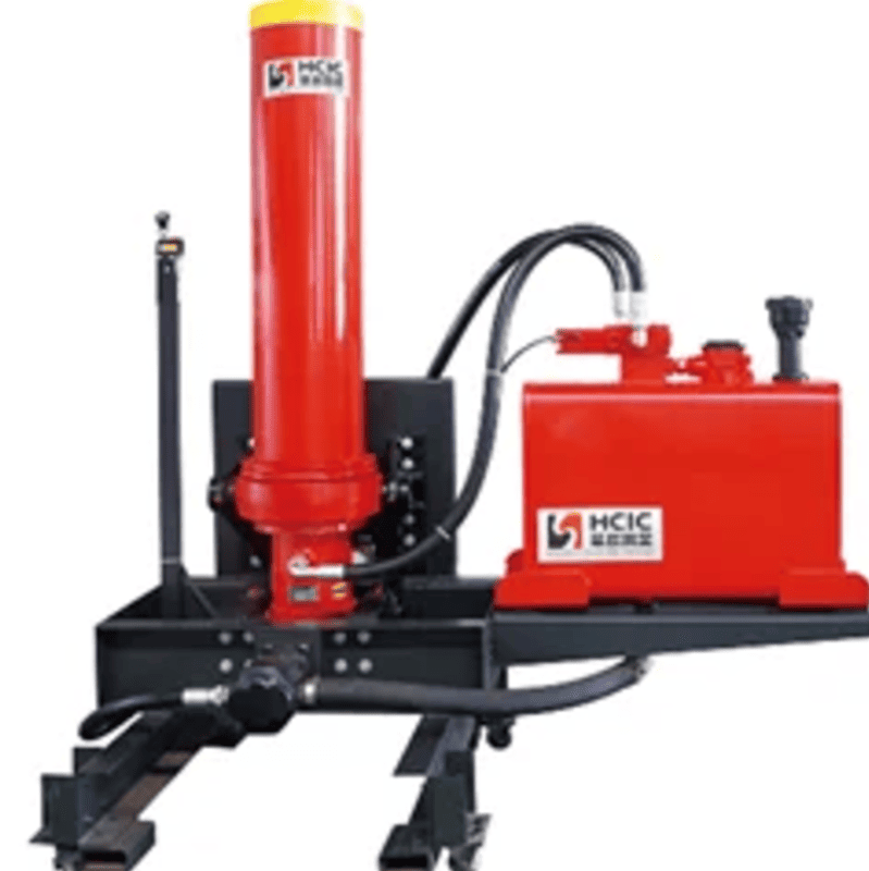 Cilindro hidráulico de etapas múltiples montado en el frente