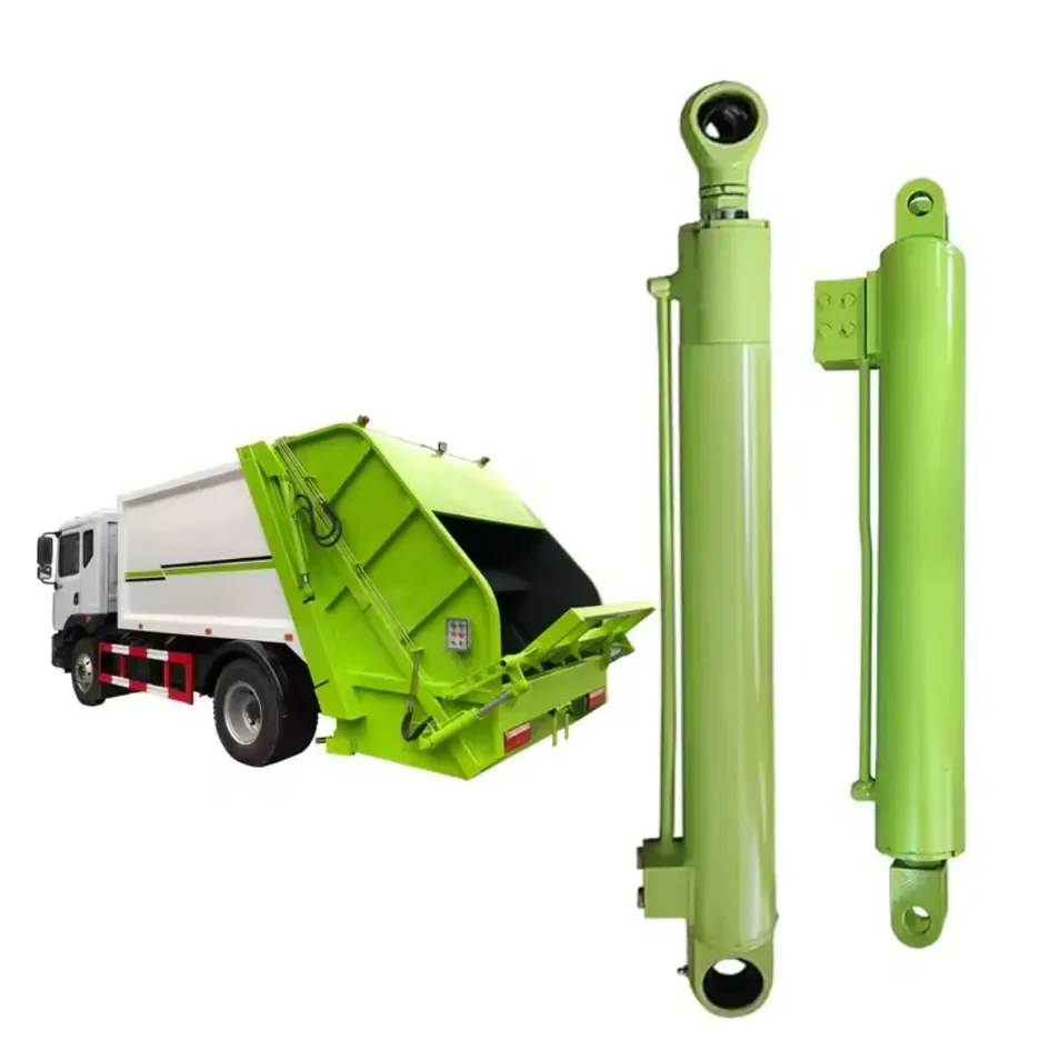 Cilindro deslizante del cargador trasero para camiones de basura